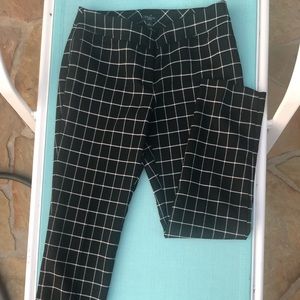 Grid/plaid hipster pants